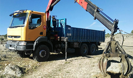Imagen de un camion pulpo